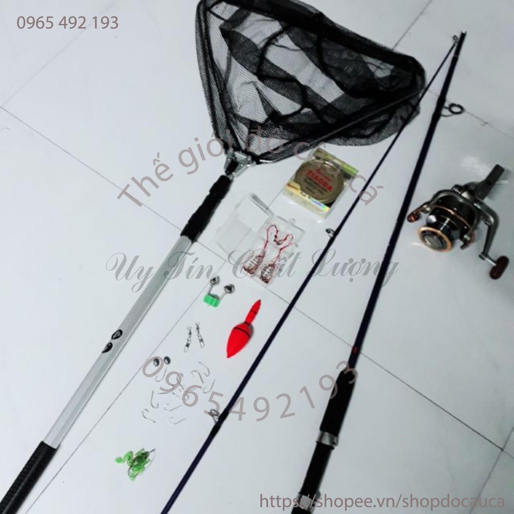 Bộ cần 2 khúc 2m7 máy gs6000 tặng kèm phụ kiện ( rẻ vô địch )