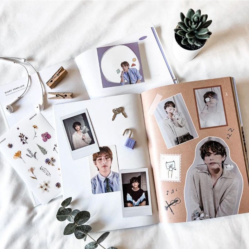 VStore - duyendo97  BTS DECO KIT 2022 - BỘ ĐỒ CHƠI CARD BO GÓC DECO KIT CÙNG BTS