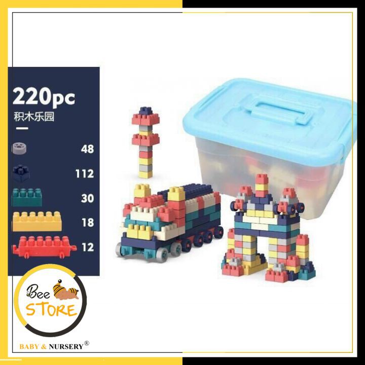 [MỞ KHO SỈ BÁN LẺ] Bộ ghép hình đồ chơi Lego 220 chi tiết cho bé