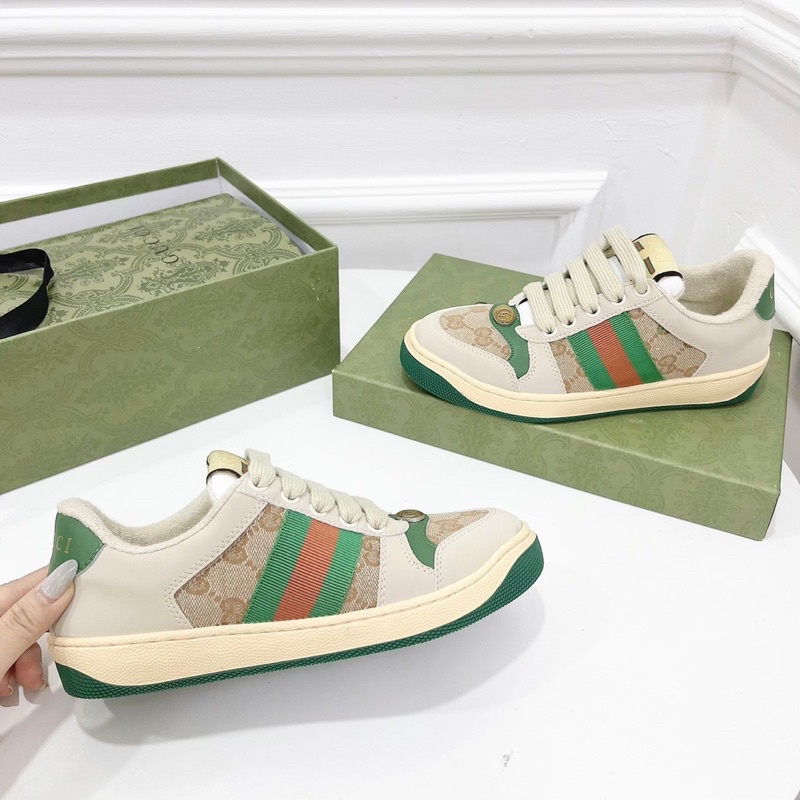 Giày thể thao gucci xanh lá
