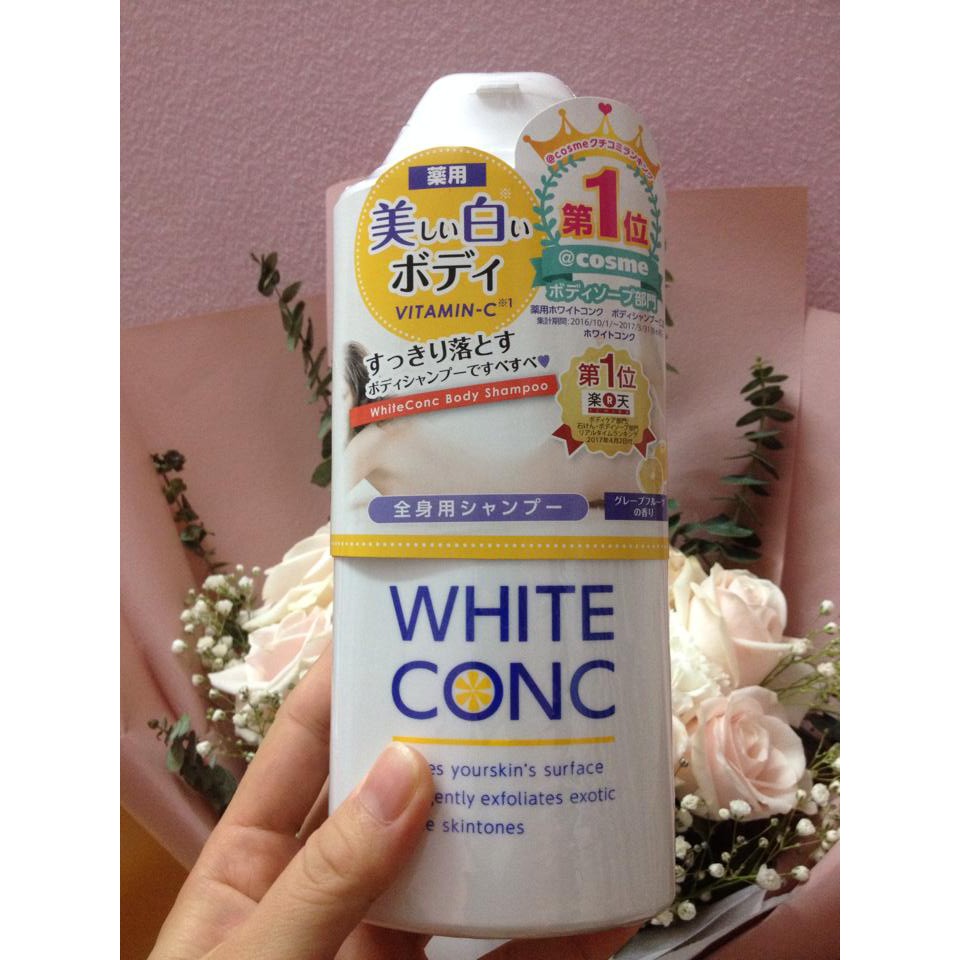 (SUPER SALE) Sữa tắm White Conc 360ml Nhật bản, Sữa tắm trắng da white conc