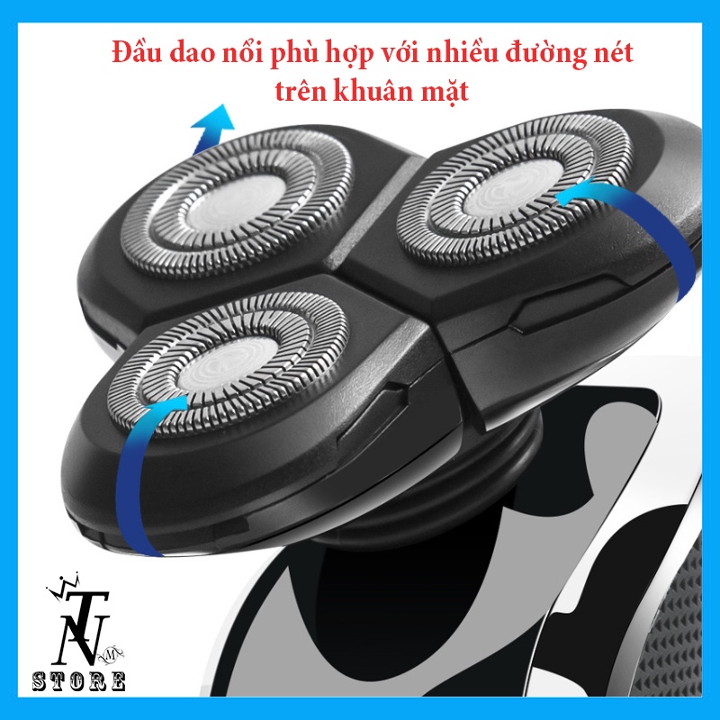 Máy cạo râu đa năng 3 trong 1 SHAVER SK1889 Sạc USB chống nước - Cạo râu,tỉa lông mũi,tông đơ - BẢO HÀNH 12 THÁNG