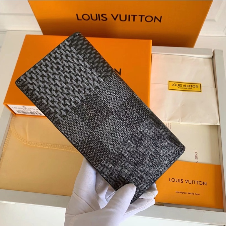 Sẵn sàng giao hàng 100% nguyên bản Ví dài nam Louis Vuitton LV mới có hộp N60440
