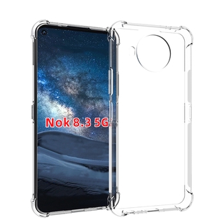 Transparent Case for Nokia 8.3 5G Trong suốt Vỏ bảo vệ Mềm Ốp lưng