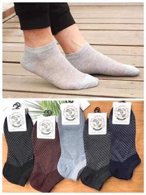 Bán sỉ tất lưới ngắn cổ nam-nữ