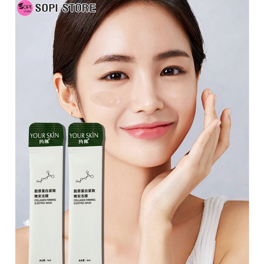 Mặt nạ ngủ thạch collagen nâng cơ căng bóng - Sopi Store