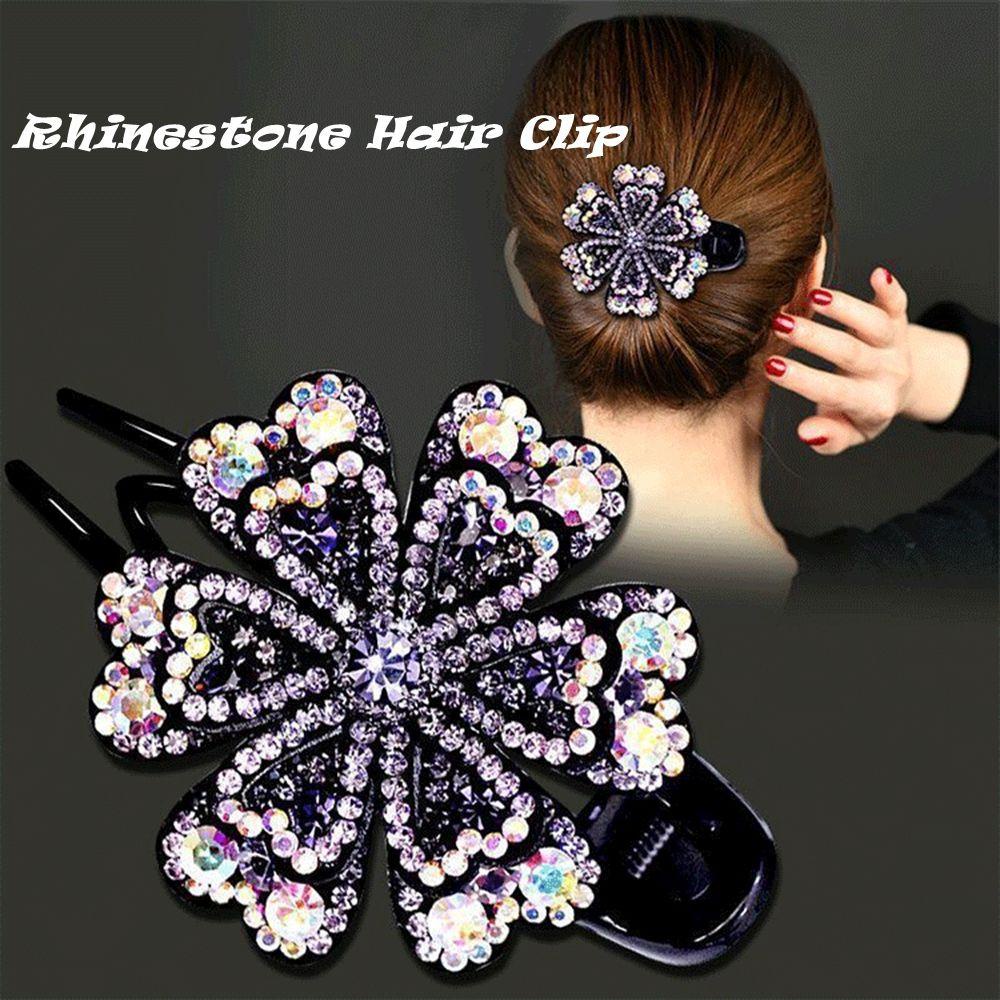 Kẹp Tóc Trơn Màu Xinh Xắn Dành Cho Nữ|Kẹp Tóc Mỏ Vịt Linh Hoạt Siêu Bền