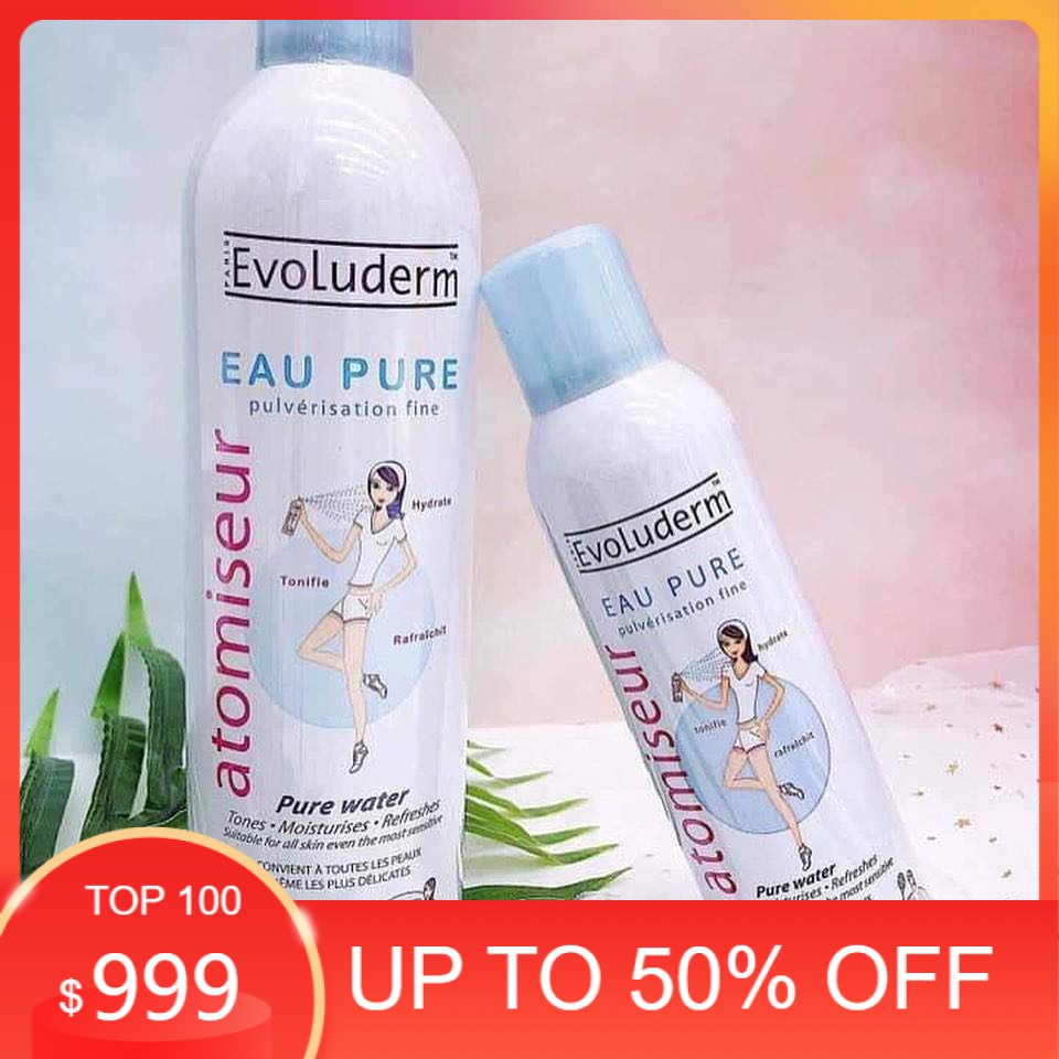 XỊT KHOÁNG EVO - LUDERM PHÁP 150ML, 400ml