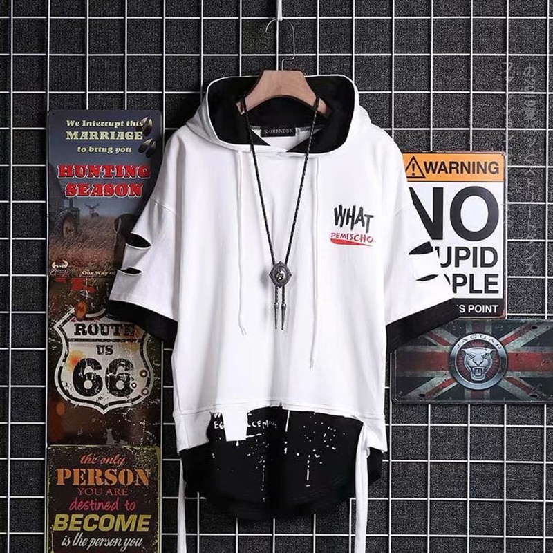 European and American Style Short Sleeve T-shirt for Men