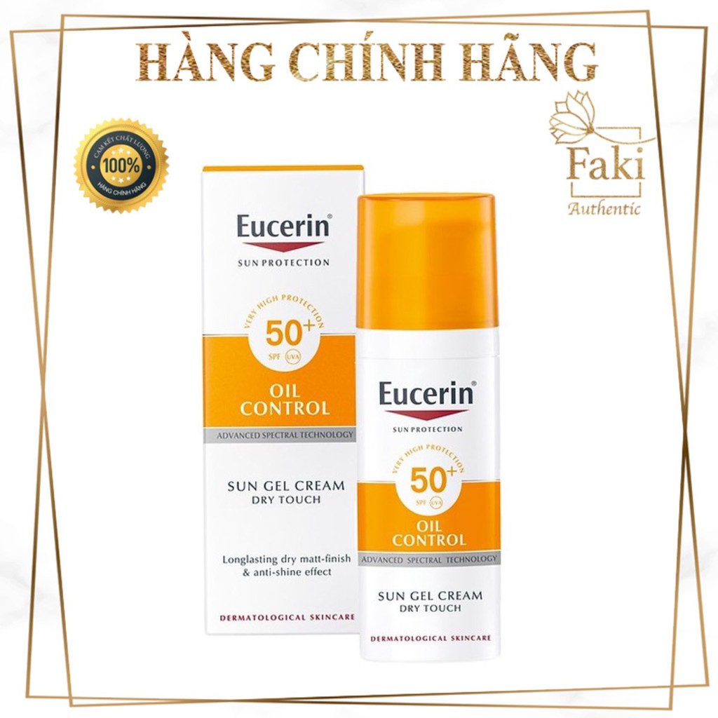 KEM CHỐNG NẮNG-EUCERIN SUN Oil control sungel spf 50+