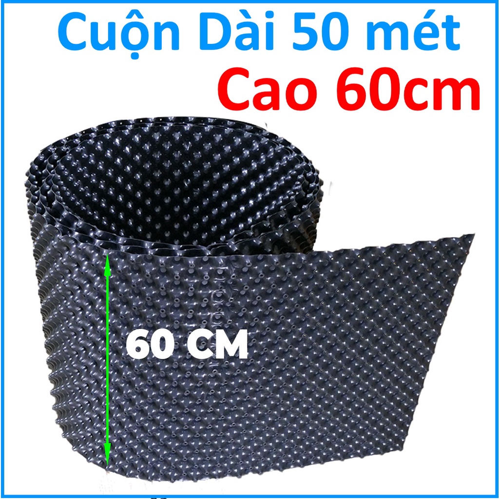 (Nguyên kiện dài 50 mét, cao 60cm) bầu ươm cây V6 Vietgrow - kèm bộ vít bắt