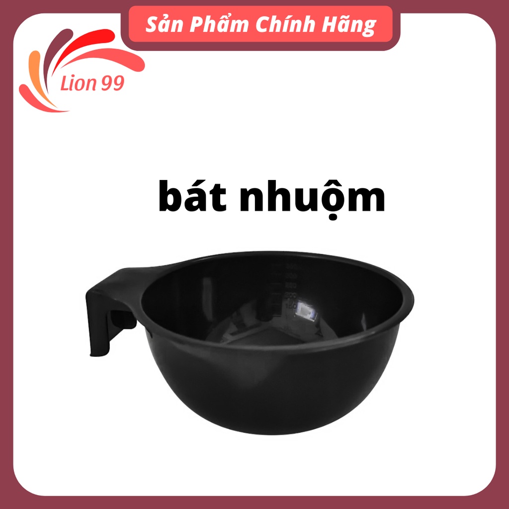 combo bát chổi nhuộm vào màu tóc kèm găng tay mũ ủ 1 lần