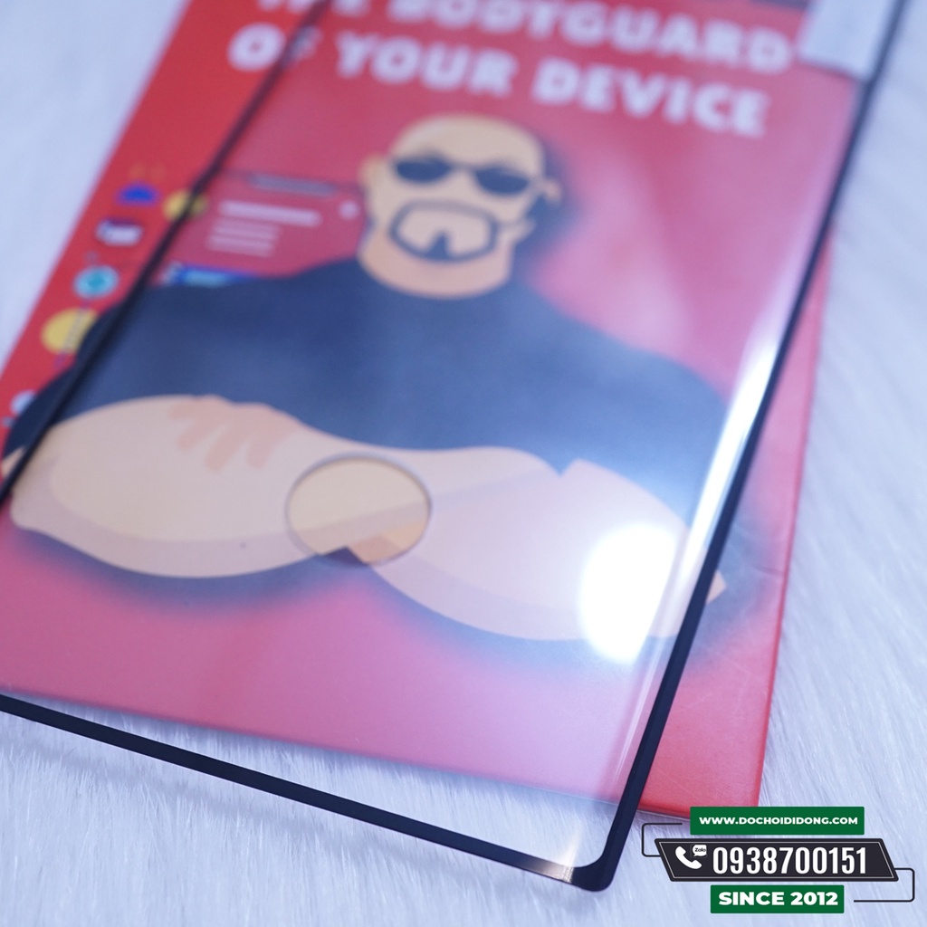 Dán cường lực Samsung Note 10 Plus Khoét Vân Tay