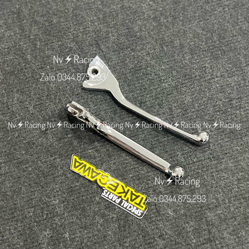 Bộ tay thắng 2 bên Vespa sprint / primavera xi inox hàng Takegawa ( tặng kèm tem )