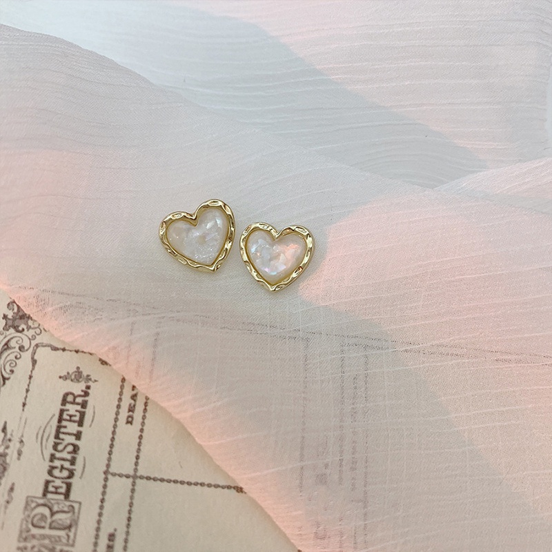 Khuyên Tai Hình Vỏ Sò Mạ Bạc 925 Phong Cách Cổ Điển Dành Cho Nữ