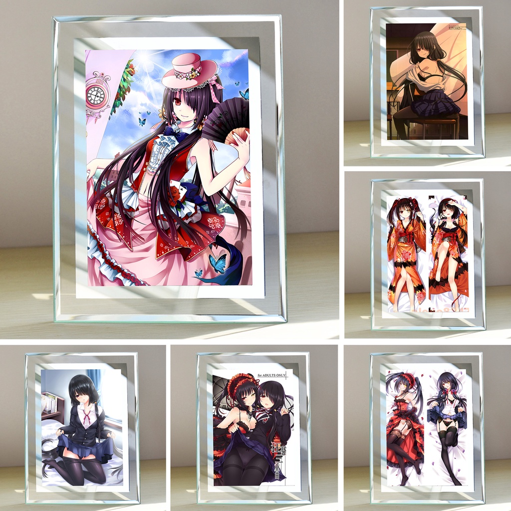 Khung kính Tokisaki Kurumi (5) Anime Date A Live - để bàn by 2D Tộc Shop