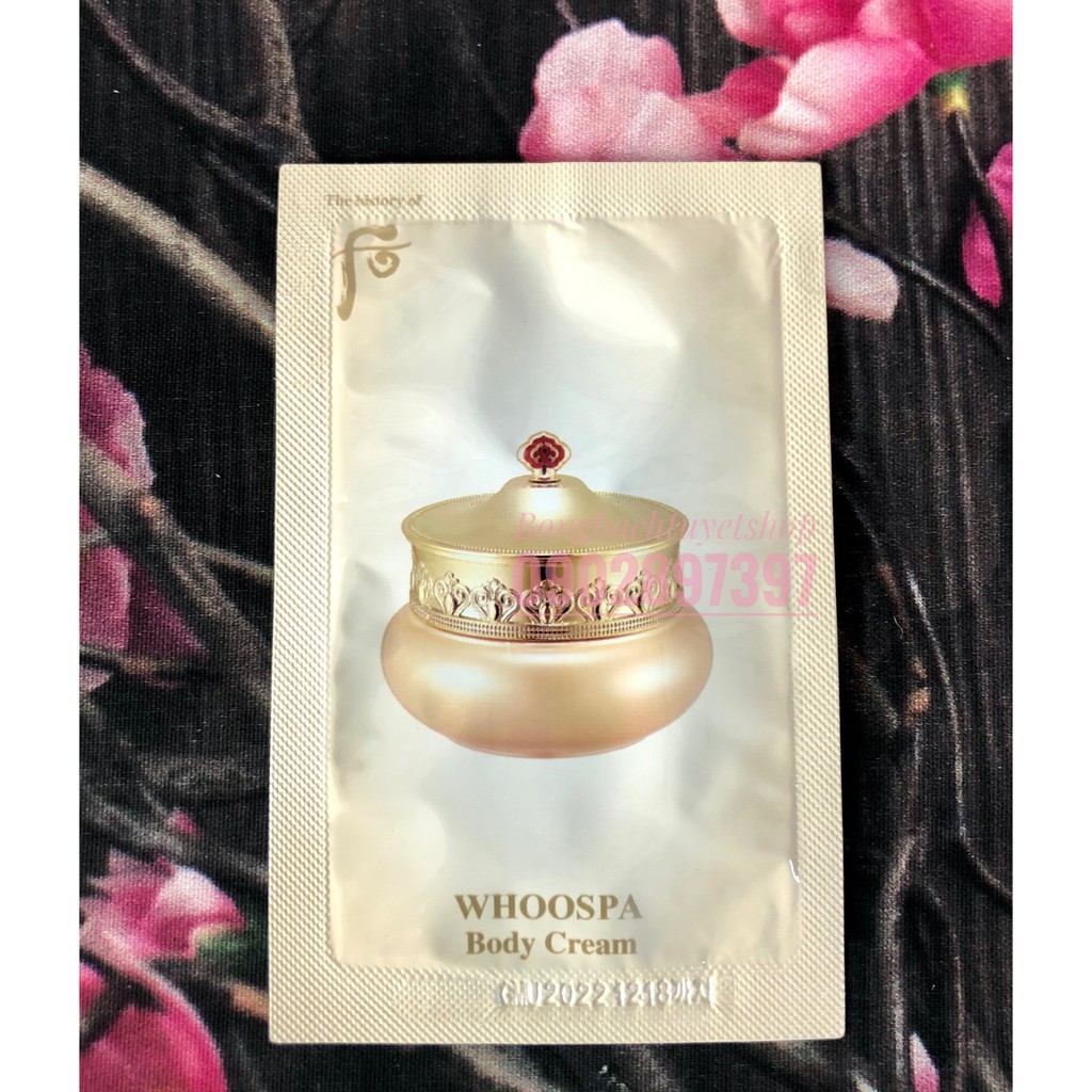 Kem Dưỡng Thể - Dưỡng Da Body Whoospa Body Cream 8ml/gói