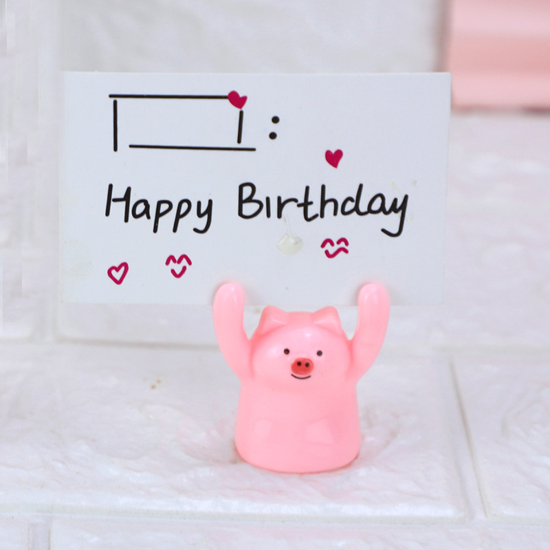 Mô hình chú heo nhỏ trang trí bánh kem sinh nhật