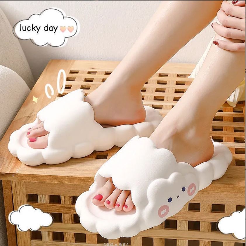 Dép Quai Ngang Nữ SKY Hình Đám Mây Bềnh Bồng Siêu Nhẹ Siêu Cute