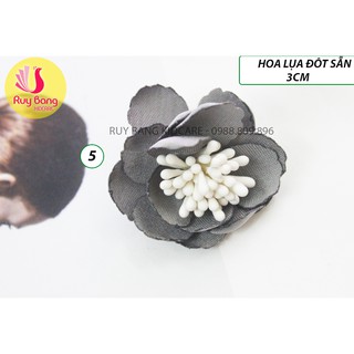 Hoa vải-Hoa lụa đốt sẵn 3cm