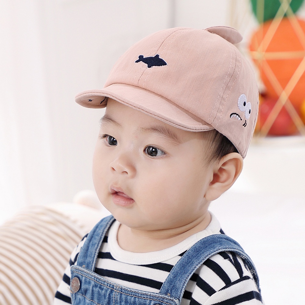 Mũ lưỡi trai cho bé phong cách hàn quốc dễ thương cho bé 3 -12 tháng