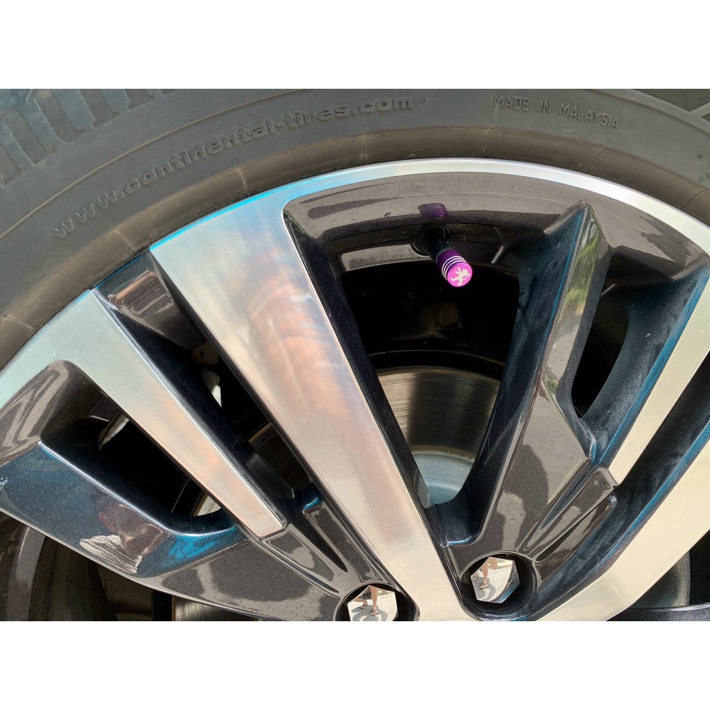Set 4 Nắp bịt van lốp xe ô tô Peugeot