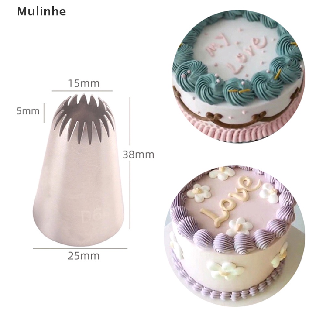 Mulinhe D66 #Bộ 18 Đuôi Bắt Bông Kem Trang Trí Bánh