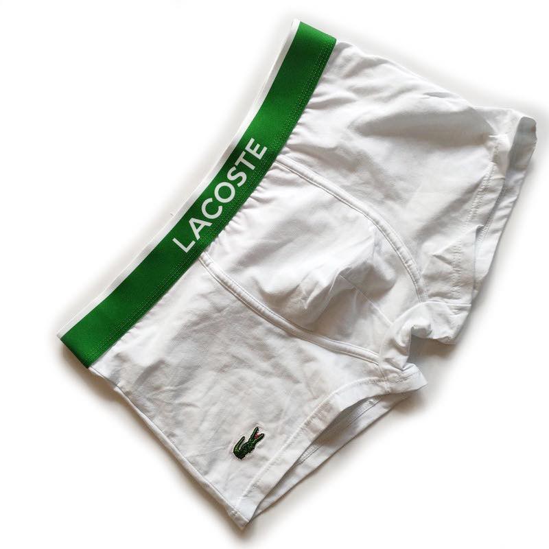 Quần sịp đùi nam boxer logo thêu con cá, quần lót nam vải cotton mềm mịn đàn hồi tốt LAC01A