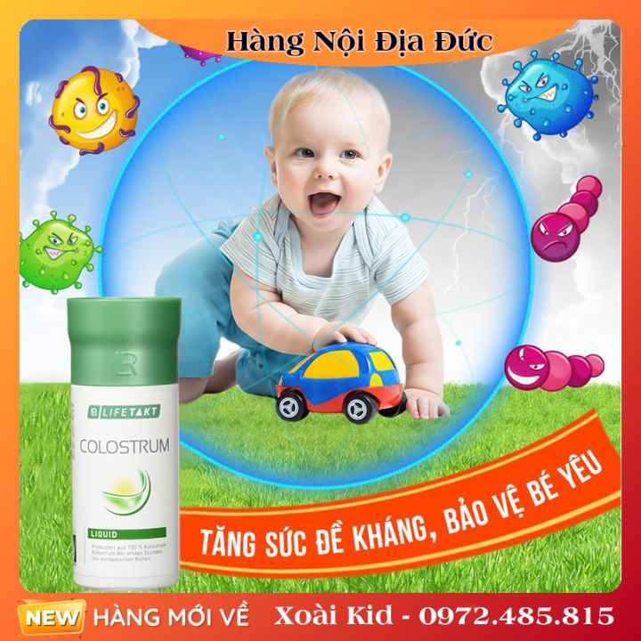 Sữa non Colostrum LR dạng nước 125ml của Đức- Date mới nhất đủ bill