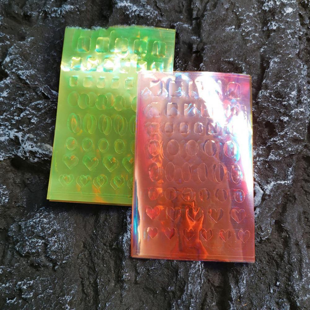 LILYES Giấy Foil Hologram Dán Móng Nghệ Thuật