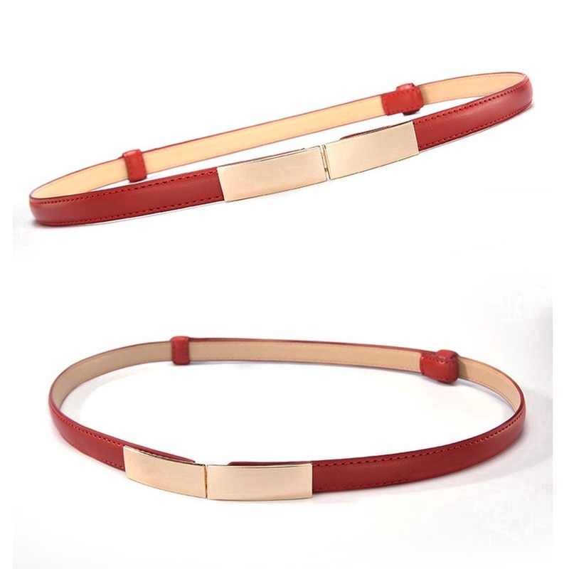 Dây thắt lưng da phong cách Hàn Quốc