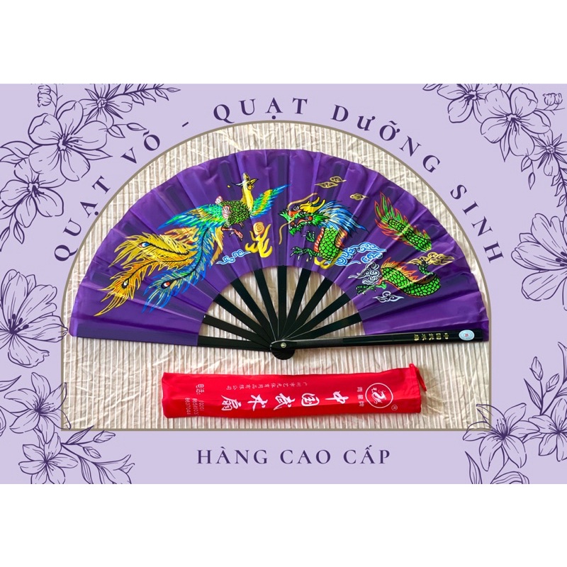 QUẠT VÕ THUẬT - QUẠT DƯỠNG SINH 1 cái tay phải