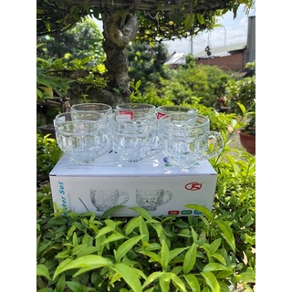 Bộ ly thuỷ tinh 6 ly siêu đẹp
