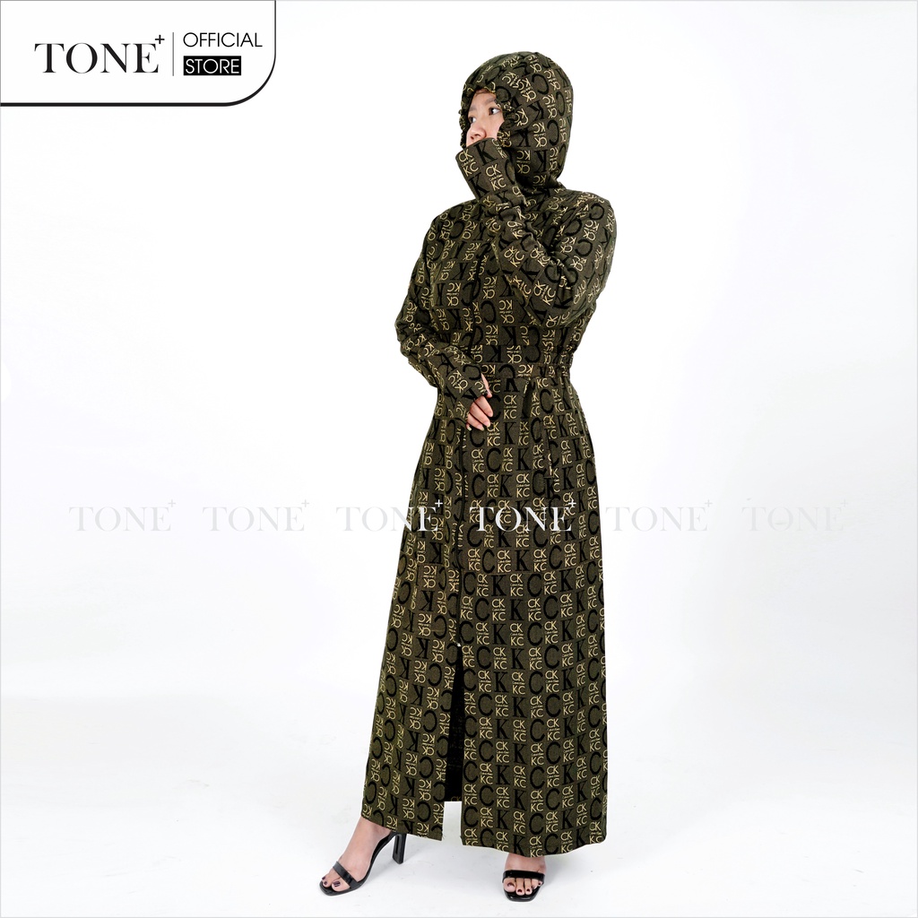 Áo chống nắng nữ toàn thân, dáng dài ôm gọn cơ thể chất vải umi lạnh chống tia uv tiếp xúc với da, thời trang tone plus