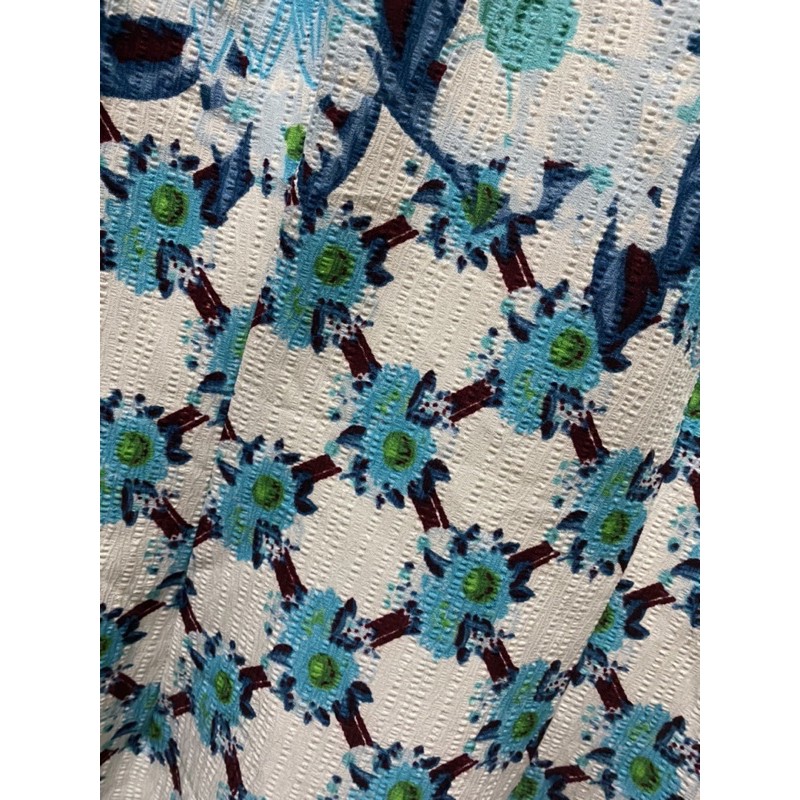 Đầm hoa xanh fiona