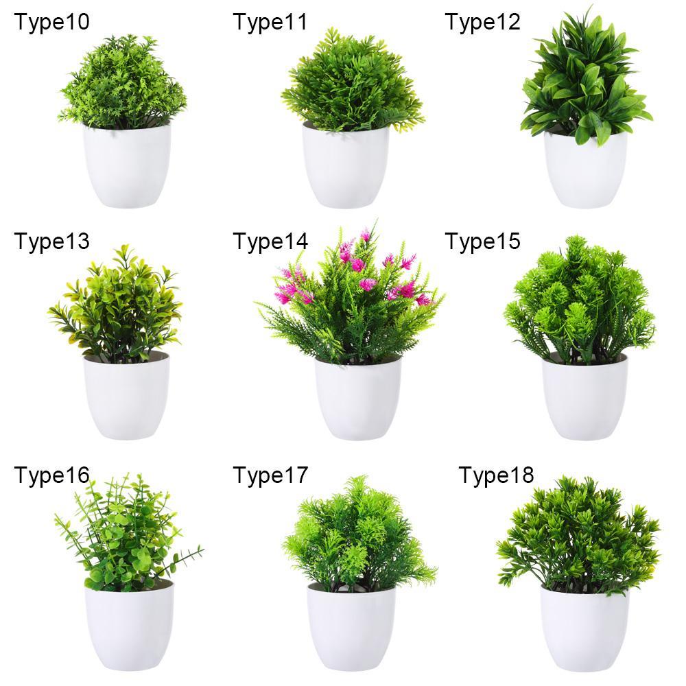 Chậu Cây Bạch Đàn Nhân Tạo Để Bàn Trang Trí Tiệc