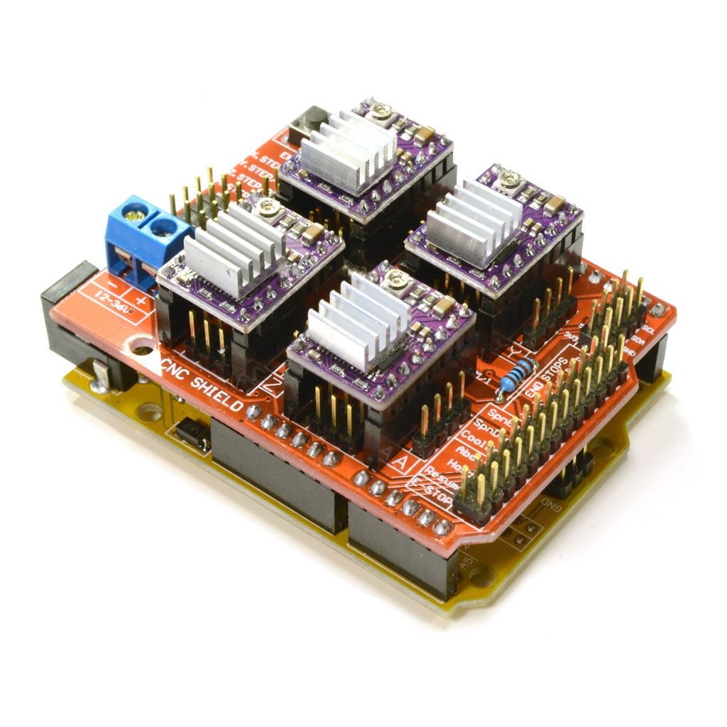 COMBO UNOR3 + SHIEL ARDUINO UNO R3+ 4 MODULE DRV8825