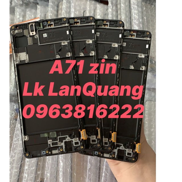 Màn hình Samsung galaxy A71 zin nguyên khung