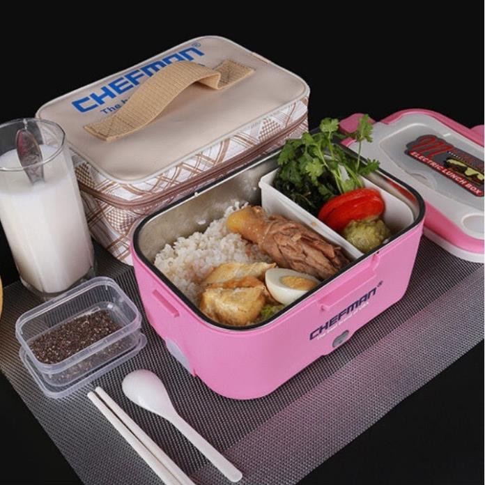 HỘP CƠM CẮM ĐIỆN CHEFMAN HÂM NÓNG THỨC ĂN HỘP CƠM VĂN PHÒNG BẢO HÀNG 5 NĂM | BigBuy360 - bigbuy360.vn