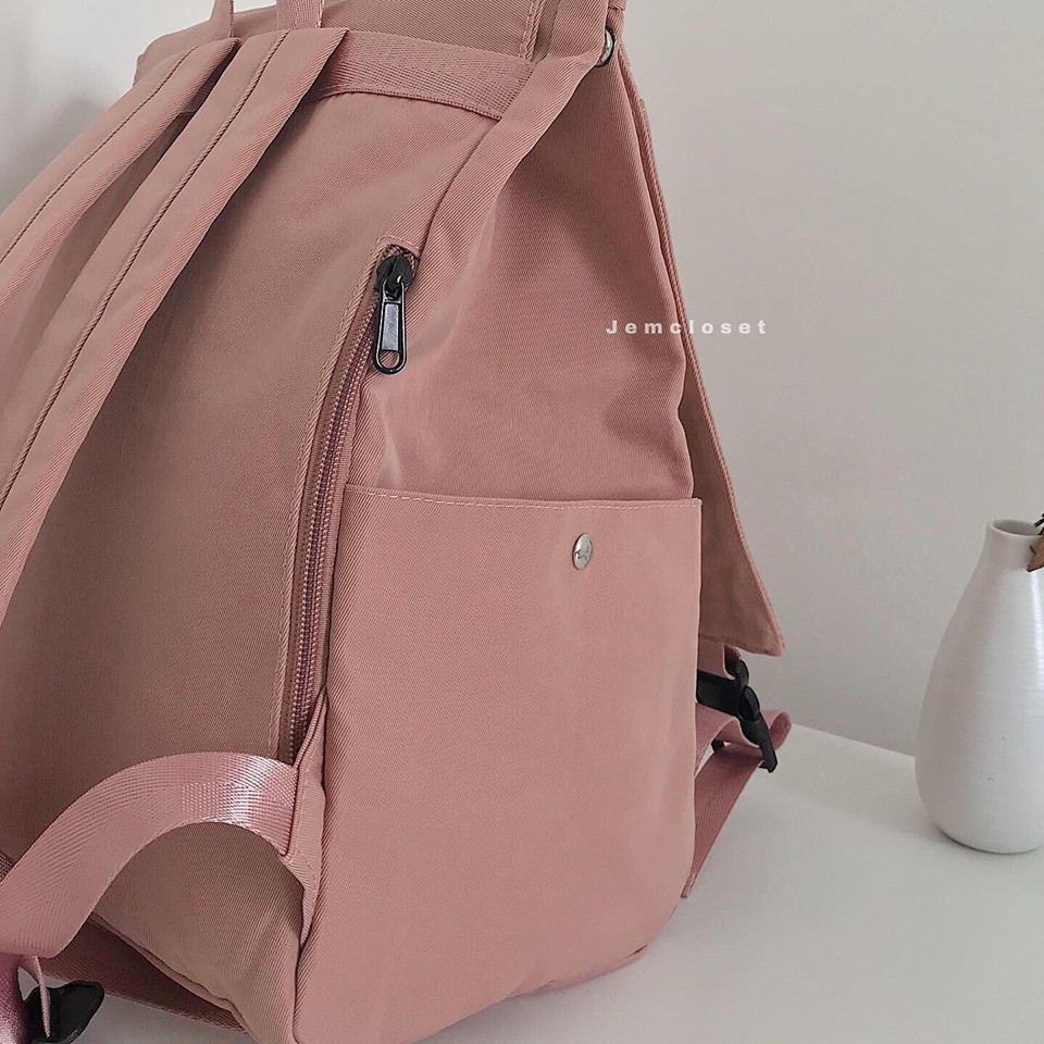 Balo Nữ Đi Học JEM CLOSET Balo Nữ Cao Cấp Lei Chống Thấm Nước Phong Cách Hàn Quốc Có Nhiều Ngăn Tiện Dụng 6122