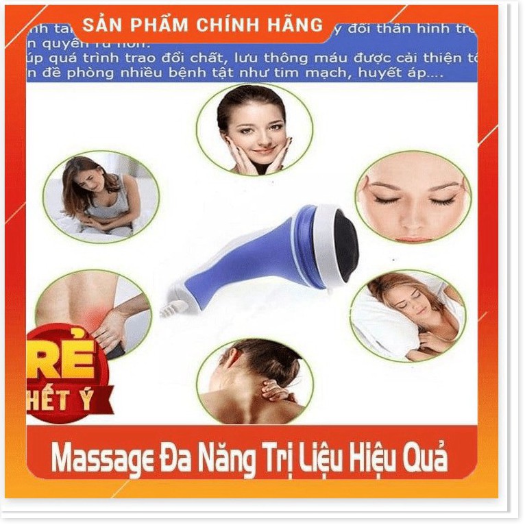 [HÀNG LOẠI 1] Máy Massage Cầm Tay Relax & Spin Tone 5 Đầu A781