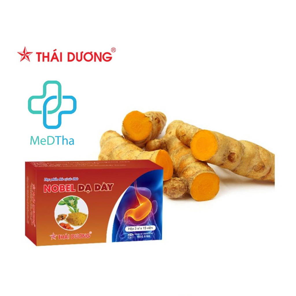 Nobel Dạ Dày Sao Thái Dương - Hỗ trợ giảm đau, giảm viêm loét dạ dày tá tràng, ợ hơi, ợ chua (45 viên) [Chính hãng]