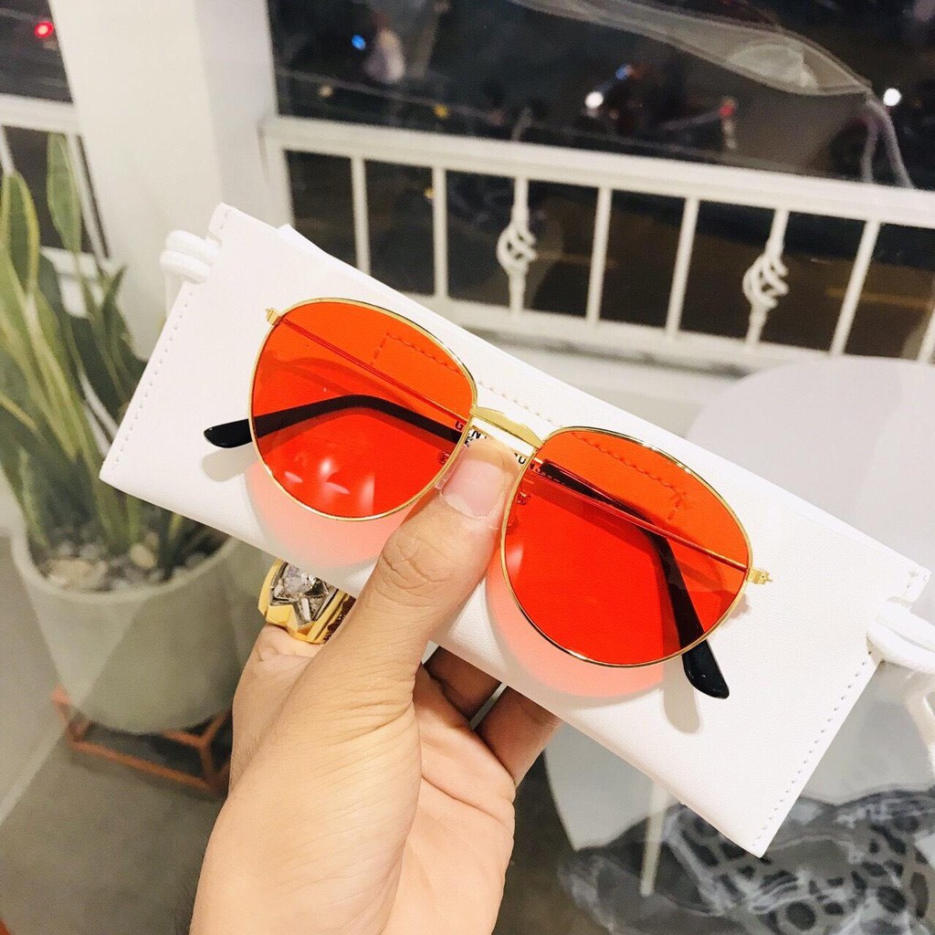 Kính Mát Nam Nữ Thời Trang Cao Cấp HOT TREND 206 - Hàng Siêu Đẹp - Tặng kèm túi đựng và khăn lau