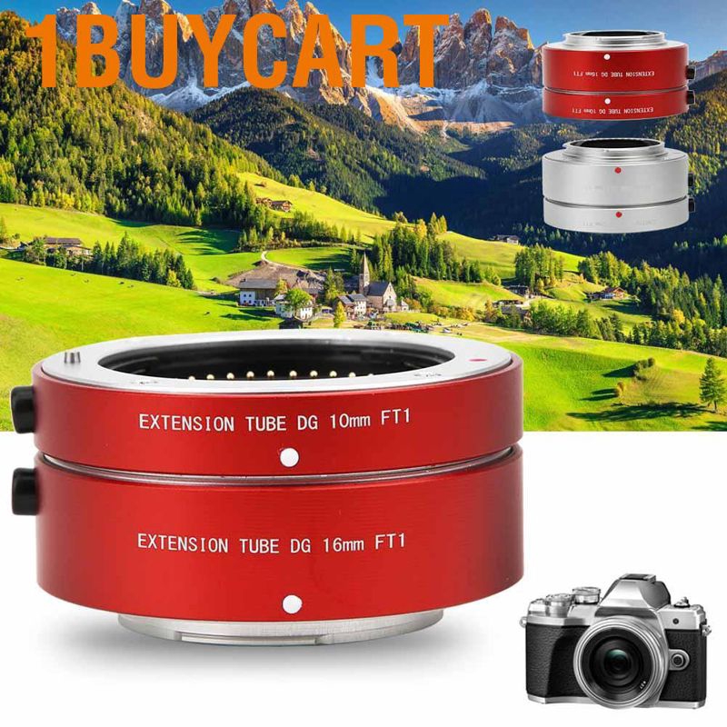 Ngàm Chuyển Đổi Ống Kính Macro Ft1 10mm + 16mm Cho Máy Ảnh Olympus M4 / 3