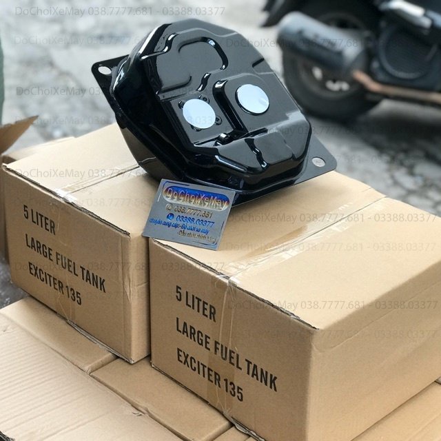 Thùng xăng lớn 5,5 Lít cho Exciter 135 4s 5s gắn như Zin . ShopDoChoiXeMay