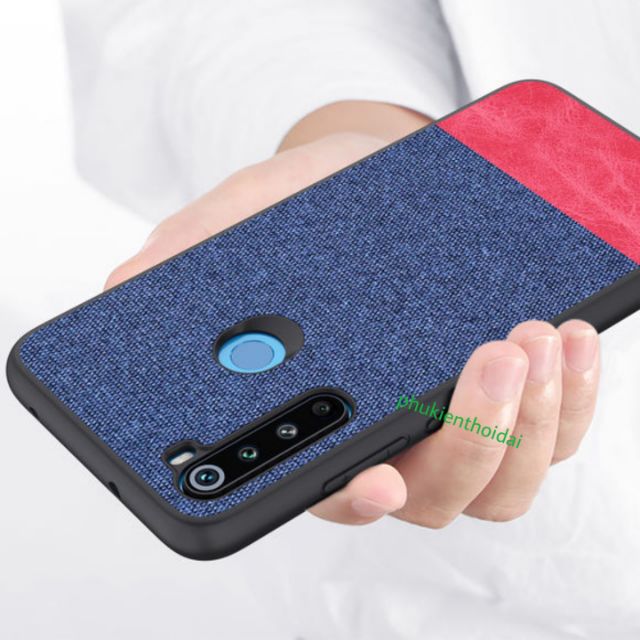 Ốp lưng Redmi Note 8 Vải Da thời trang cao cấp chất đẹp