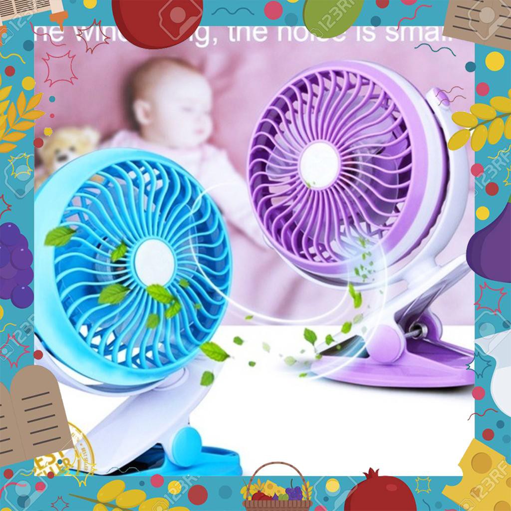 Quạt Sạc Kẹp Bàn Siêu Mát ML -F168