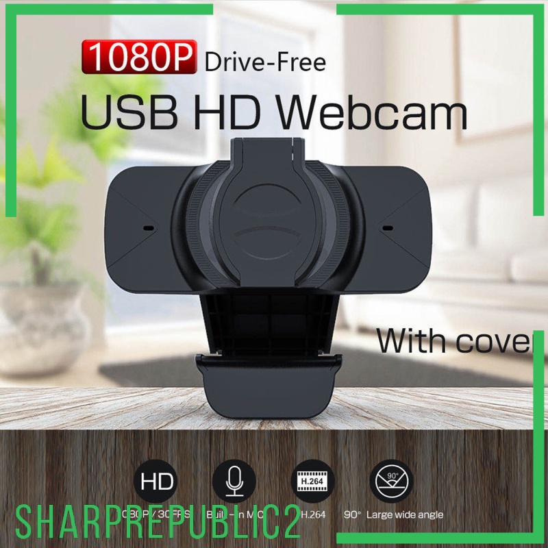 Webcam Sharprepublic2 Cổng Usb 1080p Kèm Mic Dùng Để Quay Video Cho Pc | BigBuy360 - bigbuy360.vn