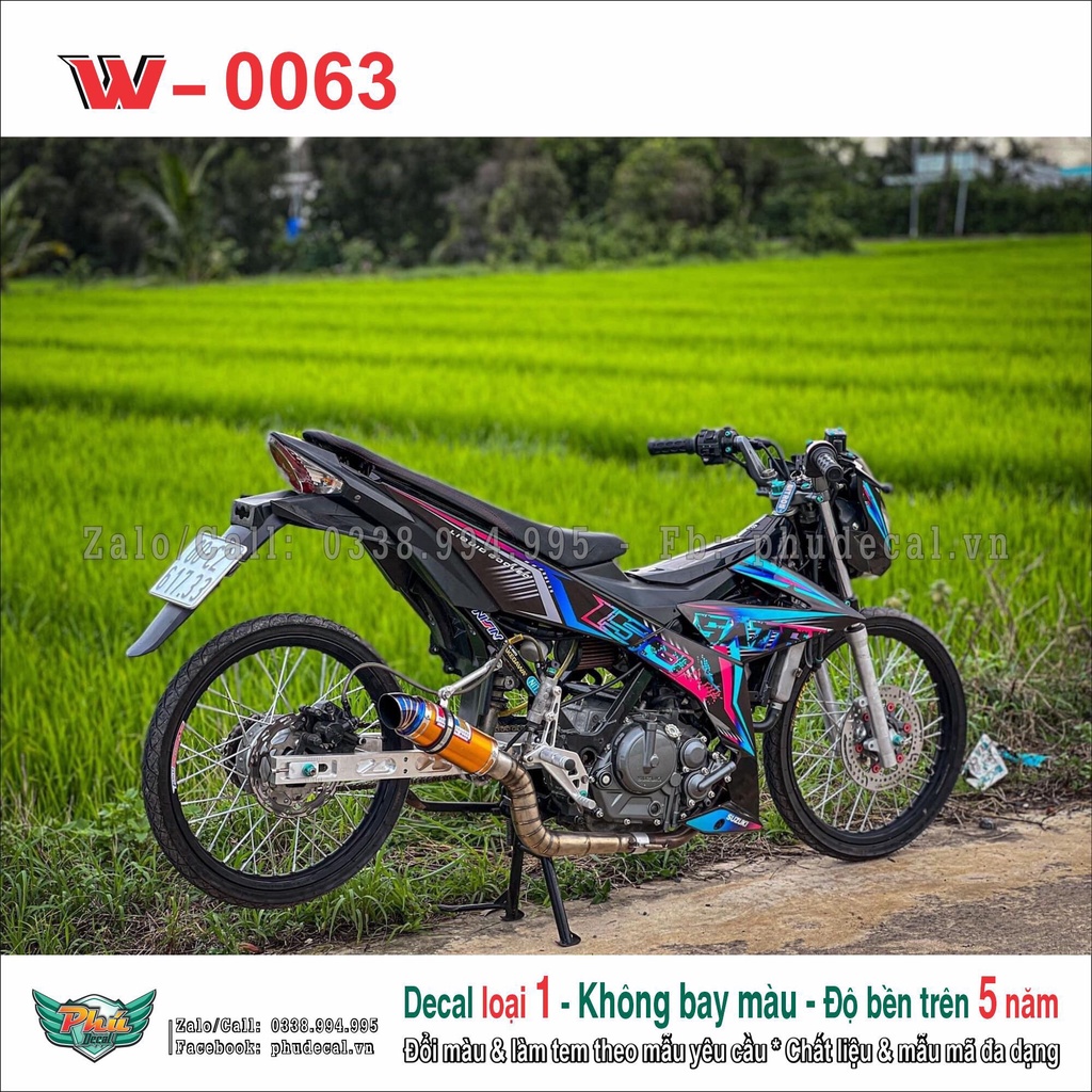 Tem rời Satria đen 7 màu (11)