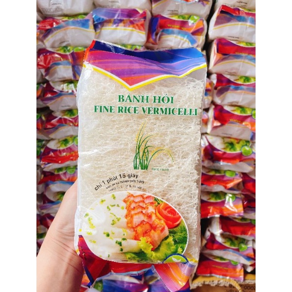 Bánh hỏi khô tiêu chuẩn XK - set 10 gói 110k - Tặng túi ống hút 4 món inox sịn sò